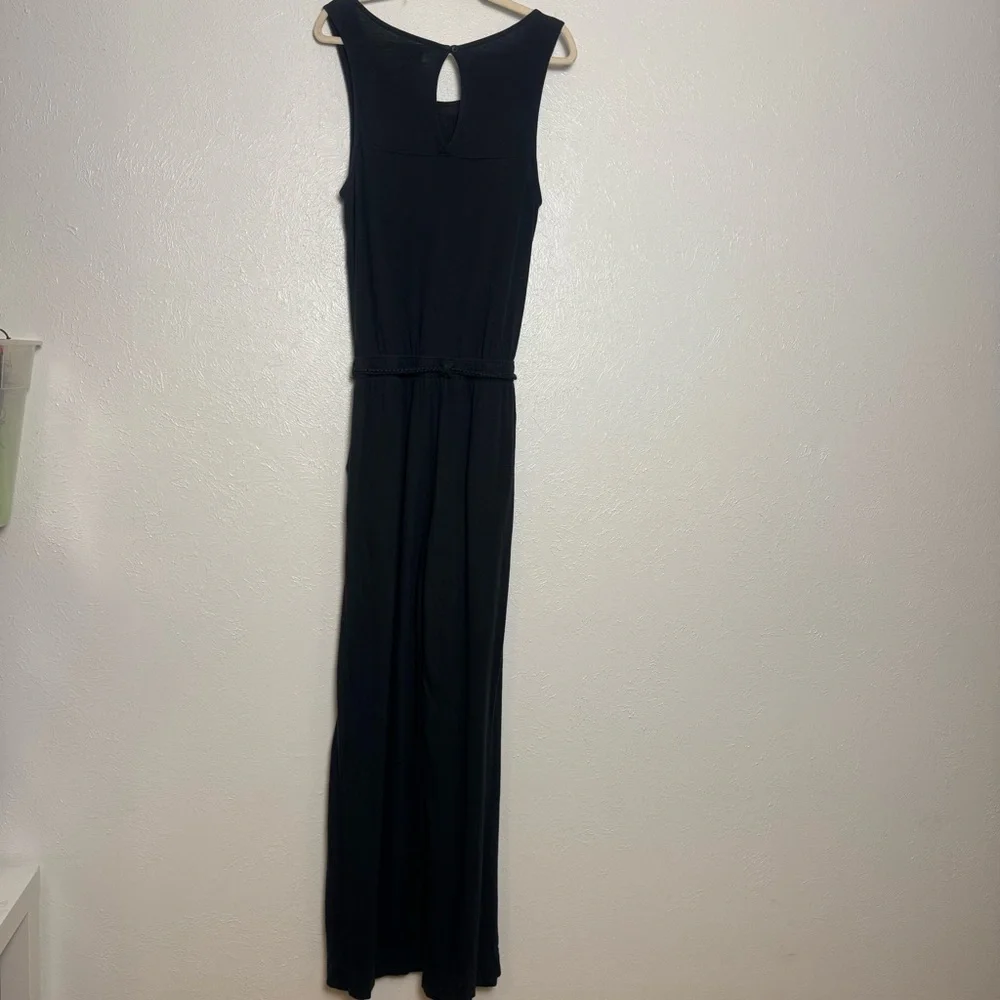 Pact French Black Organic Cotton Linen Jumpsuit - Picture 13 of 13